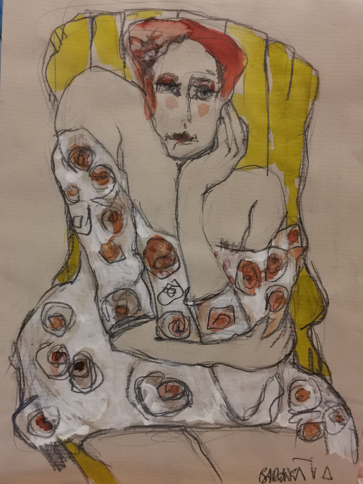 la robe fleurie