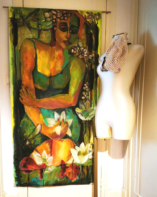 la dame aux nénuphars