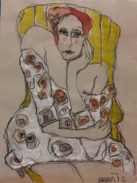la robe fleurie