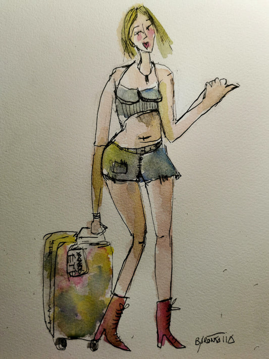 Eléonore fait du stop