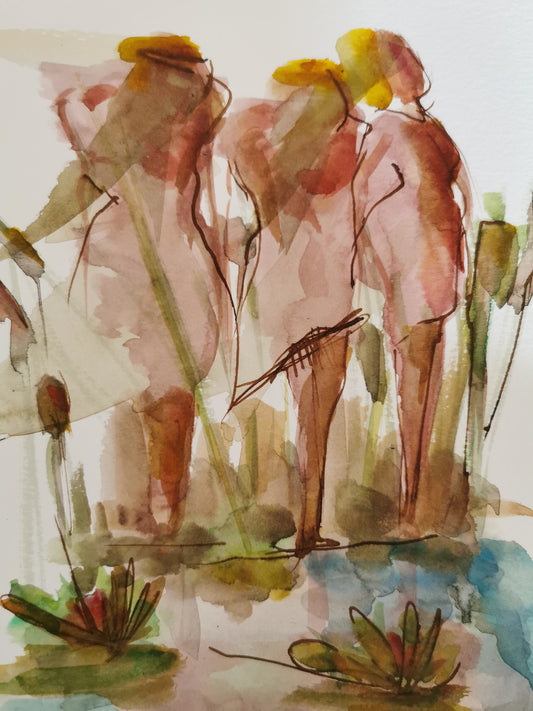 femmes et reflet